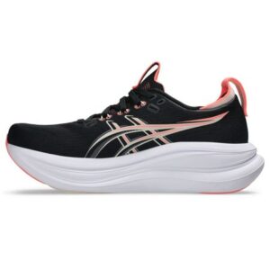 Tênis ASICS GEL Nimbus 28 - Feminino - Preto/Rosa