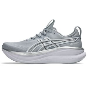 Tênis ASICS GEL Nimbus 28 Platinum - Masculino - Cinza/Prata