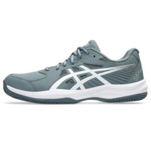 Tênis ASICS Court Slide 4 Saibro/Oc - Masculino - Cinza/Branco