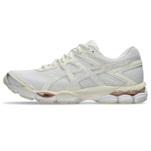 Tênis ASICS Gel Cumulus 16 - Unissex - Branco/Bege