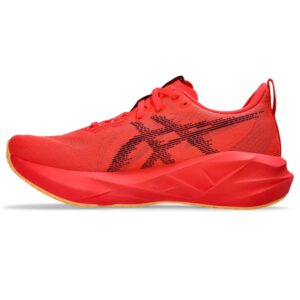 Tênis ASICS Novablast 5 - Masculino - Vermelho/Rox